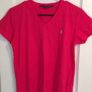 Ralph Lauren Sport short sleeve V- neck shirt, L